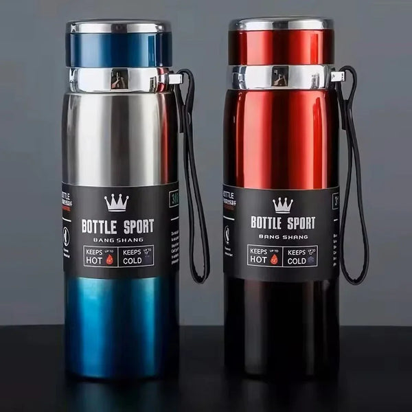 1L Stainless Steel Hot/Cold Flask - Thermal Bottle - SkyCo