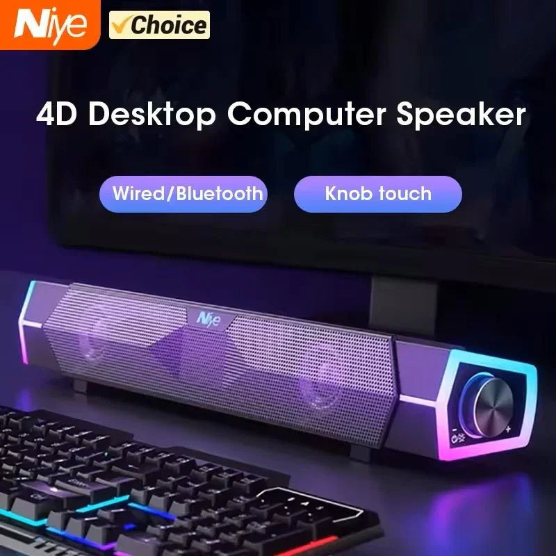 4D Wireless Soundbar Speaker with Stereo Subwoofer - SkyCo