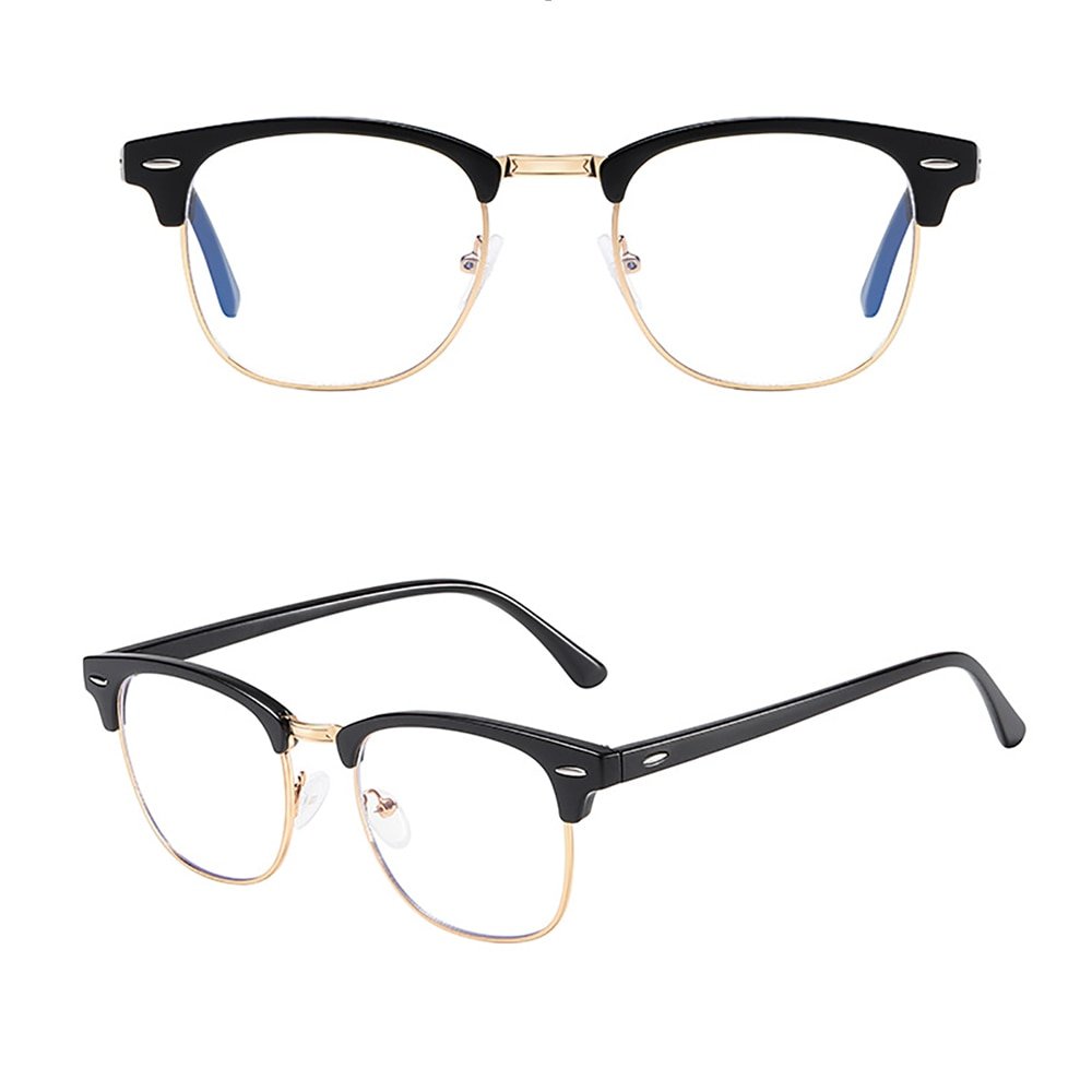 Men's Anti-Blue Light Semi-Rimless Glasses
