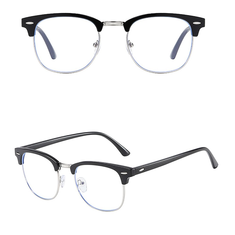 Men's Anti-Blue Light Semi-Rimless Glasses