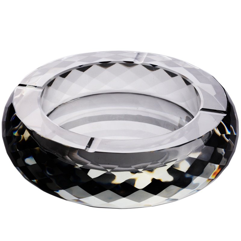 Crystal Glass Round Ashtray